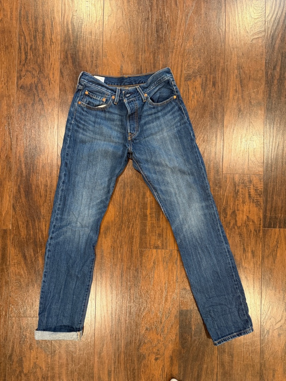 Levi's Slim Straight Dark Blue Denim Jeans